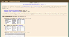 Desktop Screenshot of flashtester.org