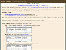 Tablet Screenshot of flashtester.org